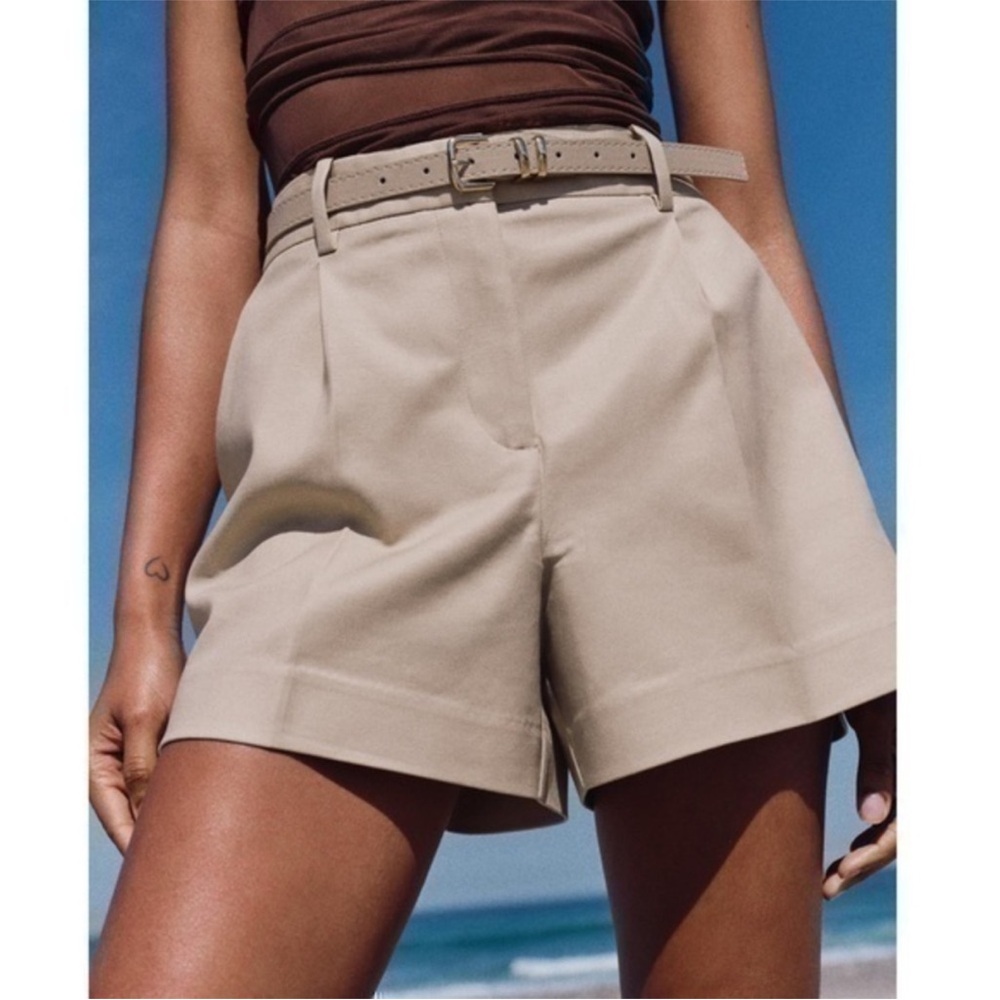 Zara tailored shorts- black- XS